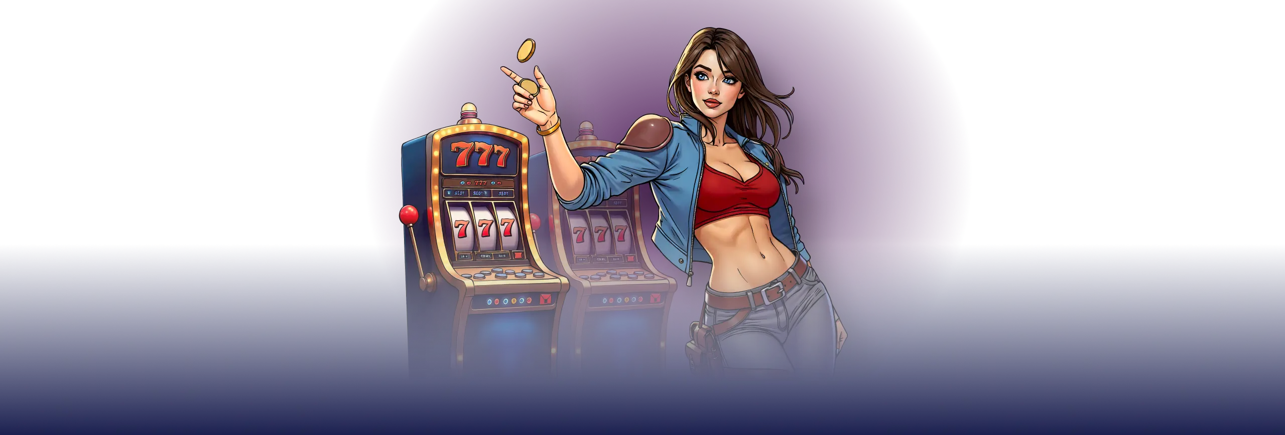 V Vegas mobile app character